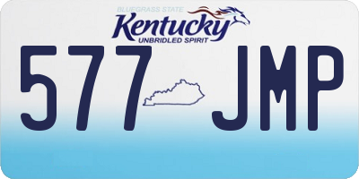 KY license plate 577JMP