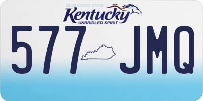 KY license plate 577JMQ