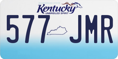 KY license plate 577JMR