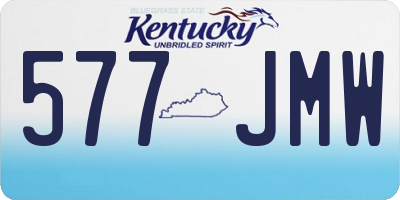 KY license plate 577JMW