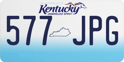 KY license plate 577JPG
