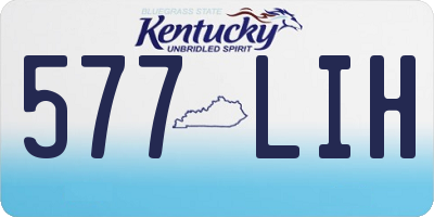 KY license plate 577LIH