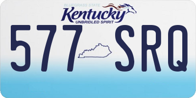 KY license plate 577SRQ