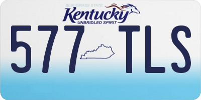 KY license plate 577TLS