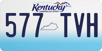 KY license plate 577TVH