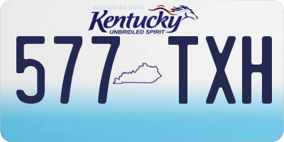 KY license plate 577TXH