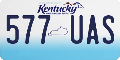 KY license plate 577UAS