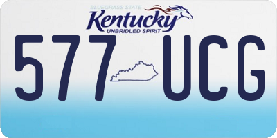 KY license plate 577UCG