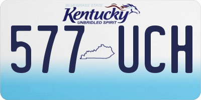 KY license plate 577UCH