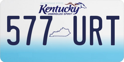 KY license plate 577URT
