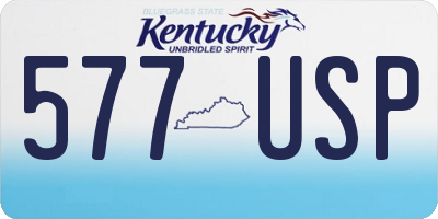KY license plate 577USP