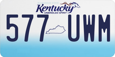 KY license plate 577UWM