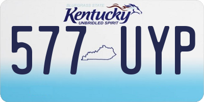 KY license plate 577UYP