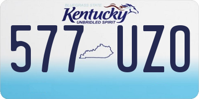 KY license plate 577UZO