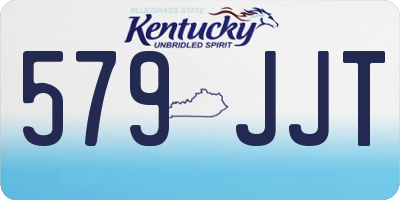 KY license plate 579JJT