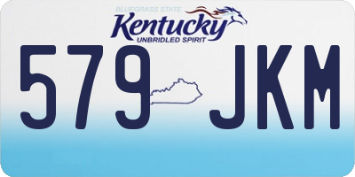 KY license plate 579JKM