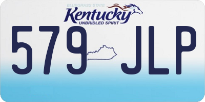 KY license plate 579JLP