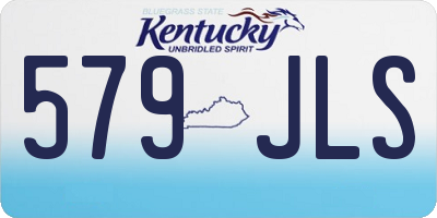 KY license plate 579JLS