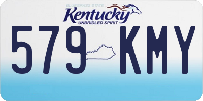 KY license plate 579KMY