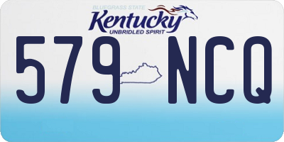 KY license plate 579NCQ