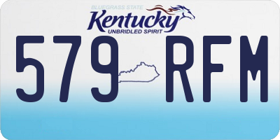KY license plate 579RFM