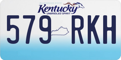 KY license plate 579RKH