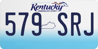 KY license plate 579SRJ