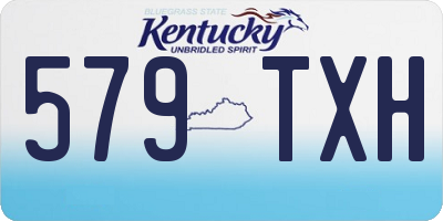 KY license plate 579TXH