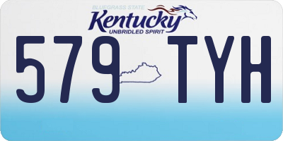KY license plate 579TYH