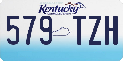 KY license plate 579TZH