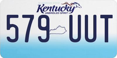 KY license plate 579UUT
