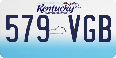 KY license plate 579VGB