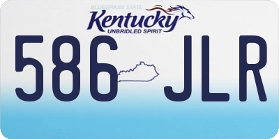 KY license plate 586JLR