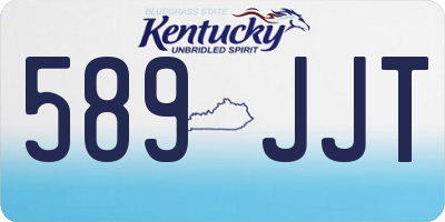 KY license plate 589JJT