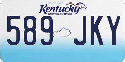 KY license plate 589JKY