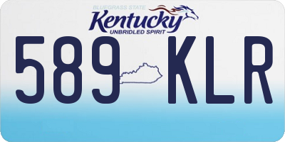 KY license plate 589KLR