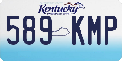 KY license plate 589KMP