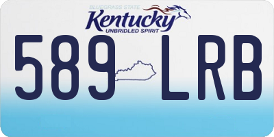KY license plate 589LRB