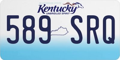 KY license plate 589SRQ