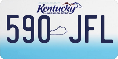 KY license plate 590JFL