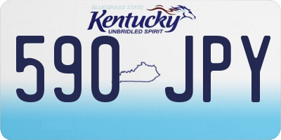 KY license plate 590JPY