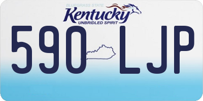 KY license plate 590LJP