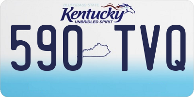 KY license plate 590TVQ