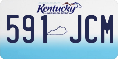 KY license plate 591JCM