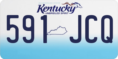 KY license plate 591JCQ