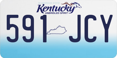 KY license plate 591JCY