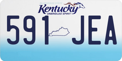 KY license plate 591JEA