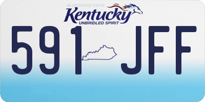 KY license plate 591JFF