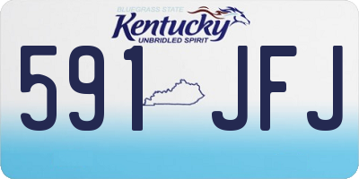 KY license plate 591JFJ