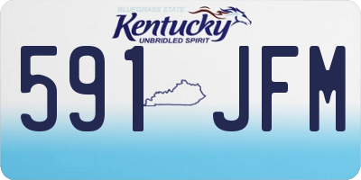 KY license plate 591JFM